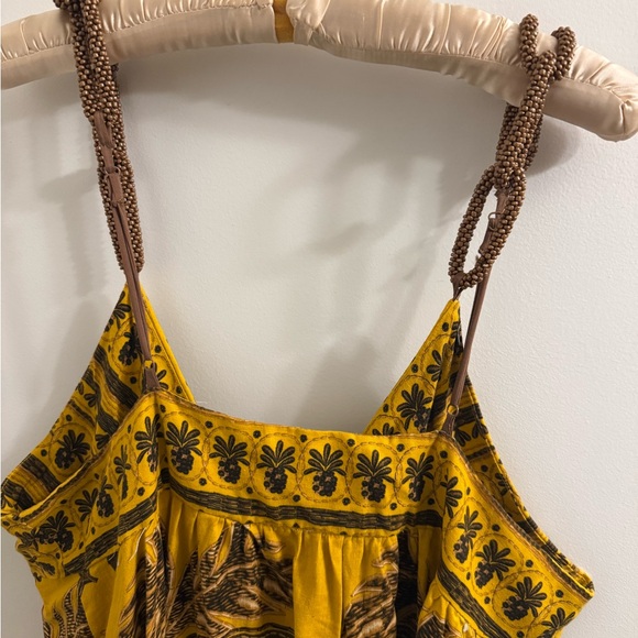 Farm Rio Floral Yellow Maxi Dress - Picture 6 of 11